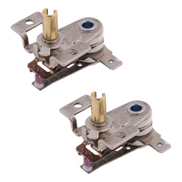 HMHAMA 2PCS Replacement Part for Electric Oven Thermostat Switch TA-018 M3 Screw Hole Temperature Control Switch Thermal Control Assembly