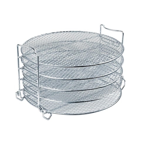 Dehydrator Rack For Ninja Foodi Accesories, Pressure Cooker and Air Fryer 6.5 Quart &amp; 8 Quart - Stainless Steel Cooker Rack With Five Stackable Layers