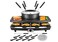Befano 6-Cup Electric Cheese Fondue Pot, Combo with Raclette Machine for 8 People and Indoor Grill, Simple Adjustable Thermostats, Perfect for Parties and Family Fun
