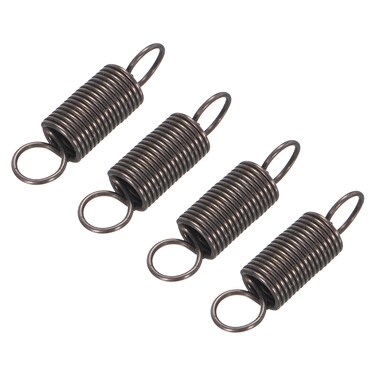 MECCANIXITY Microwave Oven Door Spring Universal Latch Friction Spring Aluminum 7x27MM Compatible for Oven Stove Range Black 4PCS