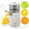 Electric Citrus Juicer Leakproof, USB Rechargeable 360 Degree Motor Squeezer, 500ML Mini Portable Juicer Machine Squeezer for Orange Lemon Lime Grapefruit