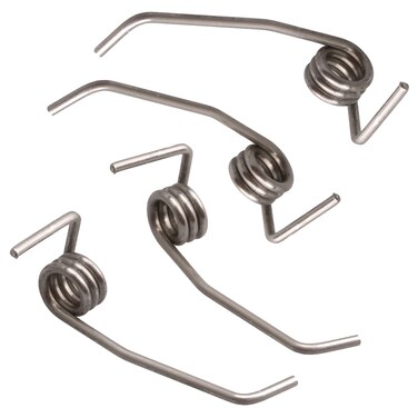 Walmine Silver Metal DA61-08314A Refrigerator Divider Door Spring Replacement for Samsung, Replace DA81-01345B Pack of 4