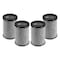 RONEAIR Air Purifier Replacement Filter for RA-P200, True HEPA Filter with Activated Carbon, 4 Pack