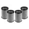 RONEAIR Air Purifier Replacement Filter for RA-P200, True HEPA Filter with Activated Carbon, 4 Pack