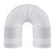 FUBININA Portable Air Conditioner Hose, AC Hose with 5.9&quot; Diameter, Anti-Clockwise Thread Length up to 80&quot; AC Exhaust Hose for Portable AC Vent Replacement Tube Compatible with LG Air Conditioner Part