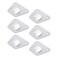 Crapyt 6 PCS Wall Fan Mounting Bracket Wall Fan Support Hook Kit Support Hook for Wall-Mount Fan for Wall-Mount Fan and Range Hood 2.91"&times;2.36