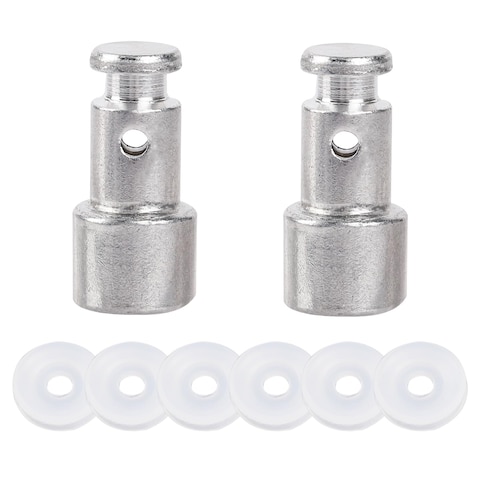 2 Pcs Universal Replacement Floater Valve with 6 Pcs Silicone Gaskets Electric Pressure Cookers Parts for Pressure Pot Such as XL, YBD60-100, PPC770, PPC780, PPC790