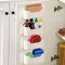 Wonderjune 4 Pack Adhesive Cabinet Door Organizer, Lid Organizer Wall Mounted Pantry Door Organizer Bin Holder for Lid Kitchen Wall Under Sink Basket Slim Space Organizer for Kitchen RV Bathroom