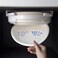 Paper Plate Dispenser 10 inches, Under Cabinet Paper Plate Holder, Paper Plate Dispenser Under Cabinet Under can be Taken up and Down, Suitable for RV Travel and use for Under Kitchen cabinets