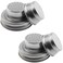 E-outstanding 2Pcs Stainless Steel Mason Jar Shaker Lids Mix Spices Dredge Flour Sugar, etc