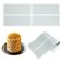 Jopgeey Honeycomb Molds Silicone (2 PCS) Fondant Tuile Molds with Hollow 3D Beehive Candy Silicone Lace Molds for Baking, Polymer Clay, Sugar Craft Dessert Cupcake Cake Decorating