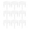 Toyvian 100pcs Pizza Saver Stand White Plastic Pizza Tripod Stack for Restaurant Container Pizza boxes