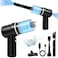 Gorunning Handheld Car Vacuum Cleaner, Mini Car Vacuum Rechargeable, 9000PA 120W High Power, 2 in 1 Air Duster with LED Light, Portable Vacuum Cleaner for Car, Home, Office, Pet
