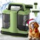 Carpet Cleaner Machine, Portable Carpet &amp; Upholstery Spot Cleaner, 18 Kpa Powerful Suction Pet Stain Remover, 500W Cleaning Machines with Versatile Tools for Couches and Car Seats, Green, W05