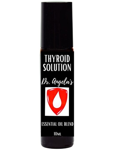 Dr. A's Thyroid Solution Essential Oil Blend   100% Therapeutic Grade Frankincense &amp; Myrrh   Energy, Metabolism &amp; Weight Management Formula Roll-On Bottle