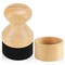 DEBETOOL Cutting Board Oil &amp; Wax Applicator with Lid, Food Grade Mineral Oil &amp; Wax Applicator for Wooden Cutting Board - Natural Bamboo Applicator for Butcher Blocks, Spatula，Spoon and Utensils