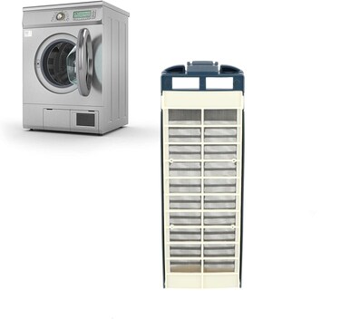 AYNEFY Washing Machine Replacement Filter Mesh,2 Pcs Washing Machine Filter Trap Laundry Machine Filter Box Drain Filter Systems for Washing Machine XQB52-28DS XQB45-L61