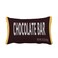 decorbox Chocolate Bar Lover 12x20 Inch Funny Throw Pillow Cover, Sweet Foodie Food Snack Fan Decorative Cushion Case,Home Nursery Room Decor Kid Boy Girl Novelty Soft Lumbar Pillowcase