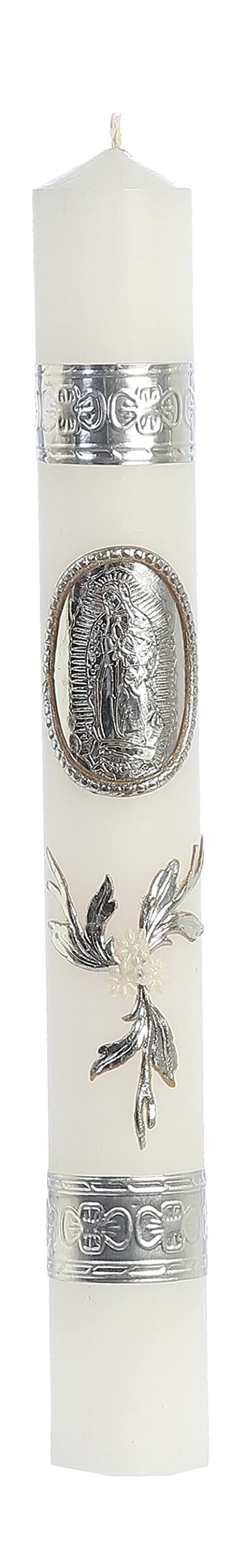 Catholic Baptism Candle Set for Boys - Baptismal Candles for Baptism for Girls Kit Velas para Bautizo de Ni&ntilde;o