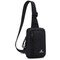 Peicees Small Crossbody Bag for Men Women Mini Sling Bag Travel Running Phone Daypack Cross Body Shoulder Bags with Keyholder, Black
