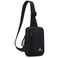 Peicees Small Crossbody Bag for Men Women Mini Sling Bag Travel Running Phone Daypack Cross Body Shoulder Bags with Keyholder, Black
