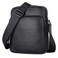 Augus Leather Messenger Crossbody Shoulder Bag for Men Work Business Casual Adjustable Straps (black-1)