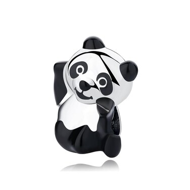 Nbsameng S925 Sterling Silver Charms Bead Compatible for Pandora Bracelets and Necklaces, DIY Jewelry for Women, Panda
