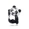 Nbsameng S925 Sterling Silver Charms Bead Compatible for Pandora Bracelets and Necklaces, DIY Jewelry for Women, Panda