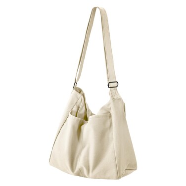 ZFZGFRCS Canvas Crossbody Bag Canvas Bag Crossbody Tote Bag for Women and Men Messenger Bag Hobo Crossbody Bag Canvas Tote Bag with Pockets Green