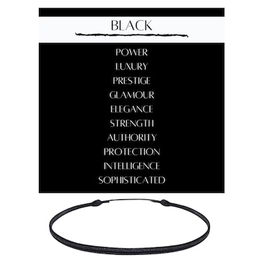Black cord Bracelet for Men String - Adjustable Bracelet for Women - Unisex Adult Waterproof Nylon Cord Surfer Stability Mourning Spiritual Power Elegance BLM Black Lives Matter