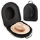 Gelozid Hat Box Holder Case for Travel, Hard Travel Hat Case for Mens Fedora Hats, Crush-Proof Box for Fedora Hat Storage, Hat Carrier with Adjustable Strap, Lightweight and Classy for Travel