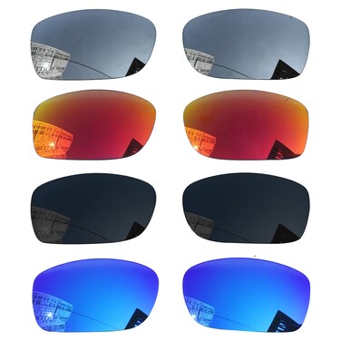 Acefrog 4 Pairs Polarized Replacement Lenses for Oakley Fives Squared OO9238 Sunglasses, Perfectly Fit, Shatterproof, Anti-scratch, Value Pack