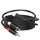 Lightning to RCA Cable Audio Aux Adapter,[MFi Certified] 2 Male RCA Stereo Y Splitter Cord Adapter Compatible for iPhone 14 13 12 11 XS XR X 8 7 6 to Power Amplifier Car Home Theater Speaker