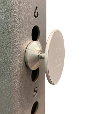 Gym Mate Magnetic Phone Mount Holder Compatible with MagSafe. Attaches magnetically to Metal Surface. Shoot Hands-Free Videos While Working Out. Stable &amp; Secure. Compact Size.