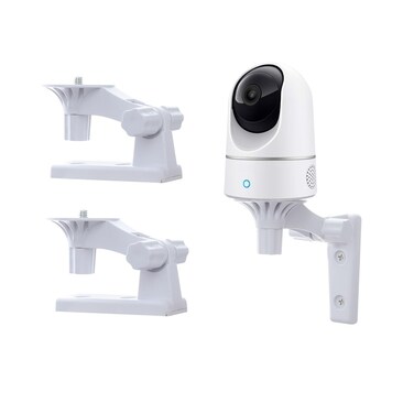 2 Pack Adjustable Wall Mount Compatible with Eufy Security Indoor Cam E220 and P24 Eufycam 2c/2, Wall Mounts Holder 180 Degree Rotation 1/4" Screw Bracket (NOT Included The Cam)