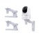 2 Pack Adjustable Wall Mount Compatible with Eufy Security Indoor Cam E220 and P24 Eufycam 2c/2, Wall Mounts Holder 180 Degree Rotation 1/4" Screw Bracket (NOT Included The Cam)