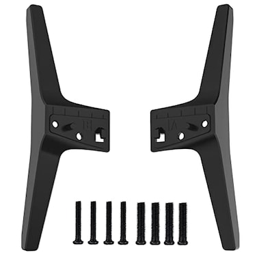 Base Stand for LG TV Legs, Replacement for 55 Inch LG TV Stand 55UK6300PUE 55UJ6540 55UK6200PUA 55UM7300 55UK6090PUA 55LJ550M 55LJ5500 55LJ5550 55LJ5500UA 55LJ550M-UB 55UN6900 55UN7300PUF with Screws
