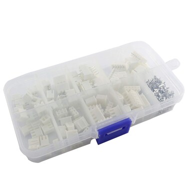 TAODAN 230pcs XH 2.54mm 2/3/4/5 Pin JST Connector Male/Female Wire Cable Header Housing Adaptor Terminal Kit