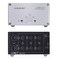 AtDcNeVh XLR 3 in 1 Out Audio Switcher, 3-Way XLR Balanced Audio Switch Converter - XLR Speakers Amplifiers Audio Selector Box - with Remote Control