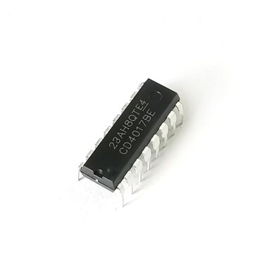 TQDLYKHS New 15Pcs for CD4017 CD4017BE DIP-16 CMOS Decade Counter with 10 Decoded Outputs IC Chip CD4017B