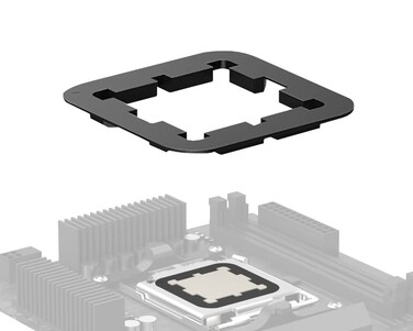 ElecGear AMD Ryzen 7000 CPU Thermal Paste Guard, 2 Packs of Protective Cover Leakage Blocker on AMD AM5 LGA1718 Socket Buckle for 7600X, 7700X, 7900X, 7950X and X3D