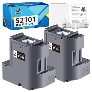 C13S210125 (S210125) Maintenance Box 2-Pack for Epson Surecolor SC-F170 SC-F100 SC-F130 SC-F160 Printer Waste Ink Tank