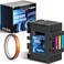 Spaceink New SG500 SG1000 Sublimation Ink Cartridg Compatible for Sawgrass Virtuoso SG500 SG1000 Printers(1 Black, 1 Cyan, 1 Magenta, 1 Yellow, 4-Pack)