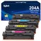 204A Toner Cartridge,Compatible for HP 204 A CF510A CF511A CF512A CF513A for HP Color Laserjet Pro MFP M180nw M180n M154nw M154a MFP M181fw Printer, Black Cyan Yellow Magenta ( 4 Pack )