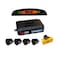 Aiuphing Car Parking Sensors, 4 Sensors Kit Parking Sensors, Radar Buzzer, Desplay LED, Acoustic Car Reverse Backup System (Black)
