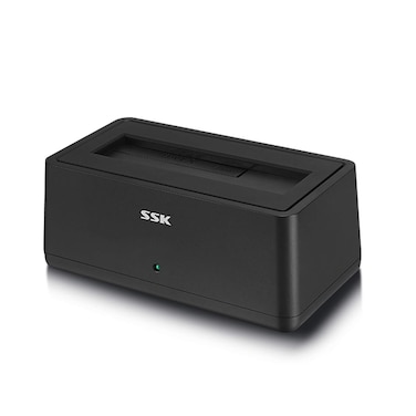 SSK USB 3.0 to SATA External Hard Drive Docking Station Enclosure Adapter for 2.5 &amp; 3.5 Inch HDD SSD SATA, super speed up to 5Gbps, Support UASP no drivers needed(20TB Supports)