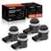 A-Premium 4-PC Front Outer Reverse Backup Parking Assist Sensor Compatible with Select Mercedes-Benz Models - C300, C350e, C43 AMG, C450, C63 AMG, C63 AMG S, E250, E300, E350, E400, E43, E450, E53