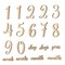 Promise Babe 19pcs Baby Milestone Numbers Wooden Milestones Newborn Photography Prop Wooden Milestone Monthly Card