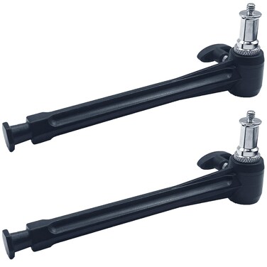 Jorixxy 6 Inch Extension Arm with Spigot for Super Clamp - Versatile and Sturdy Photography Accessory for Enhanced Equipment Mounting(2 Pack)