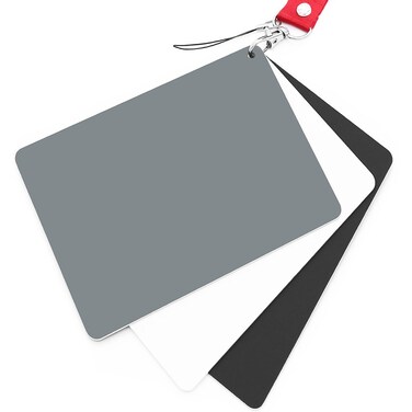Anwenk Grey Card White Balance Card 18% Exposure Photography Card 5X4 Custom Calibration Camera Checker Video, DSLR and Film